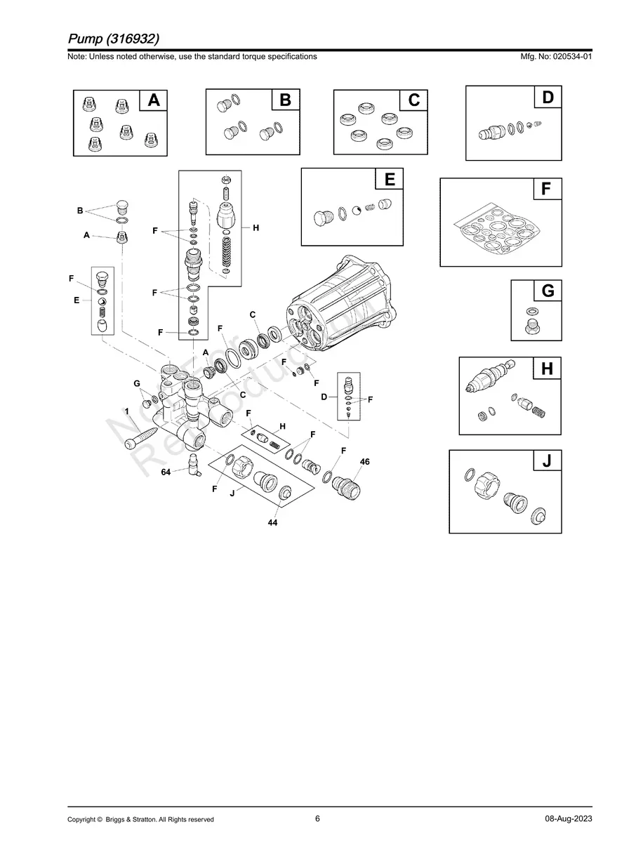 BRIGGS AND STRATTON, 020534-01, IPL.6